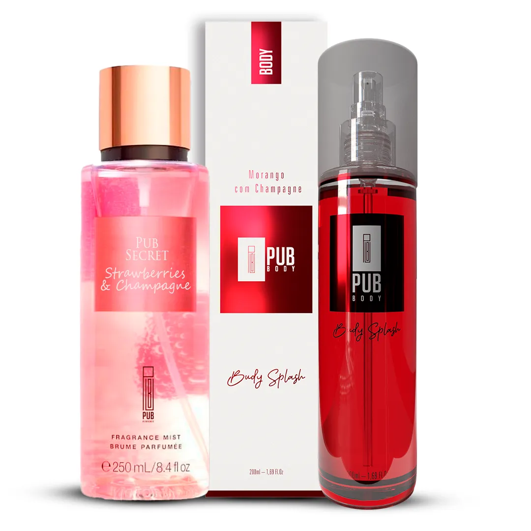 PUB Nº 00 – Body Splash Inspirado no Morango com Champagne da Victoria's Secret